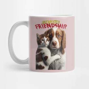 UNEXPECTED FRIENDSHIP - CAT AND DOG Mug